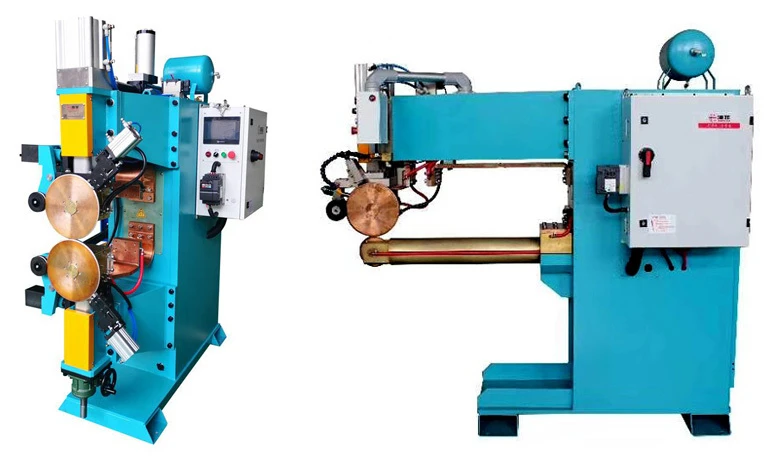 Resistance seam welding machine for continuous metal seam welding Resistance seam welding machine for continuous metal seam welding